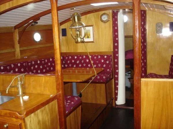 The interior of David Thatcher's Footprints
